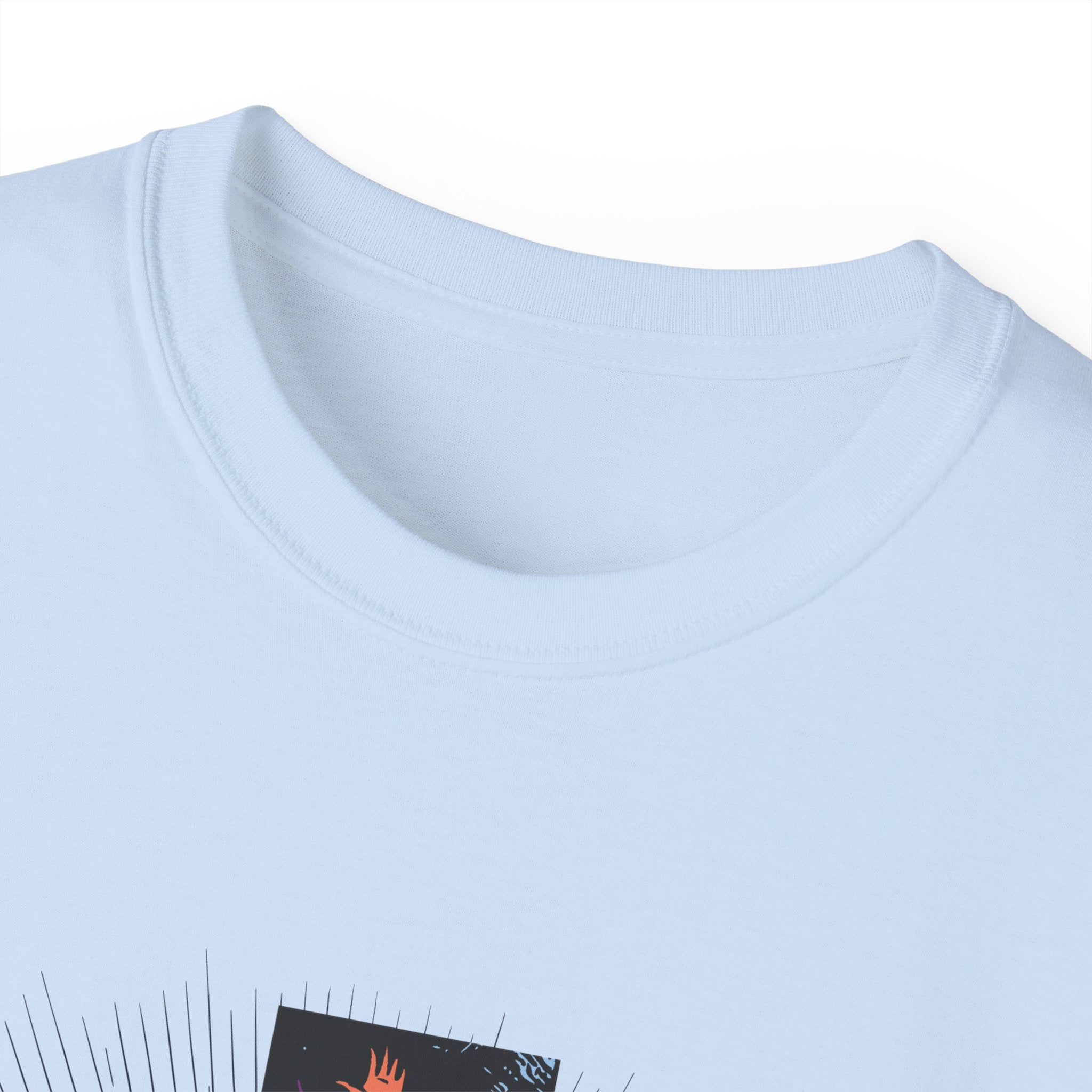 Space Warrior - Unisex Cotton Tee (Front) - Damned Threads